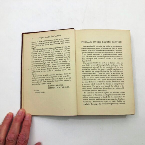 Vintage Old English Grammer J. Wright & EM Wright 1934 Third Edition - Picture 7 of 10
